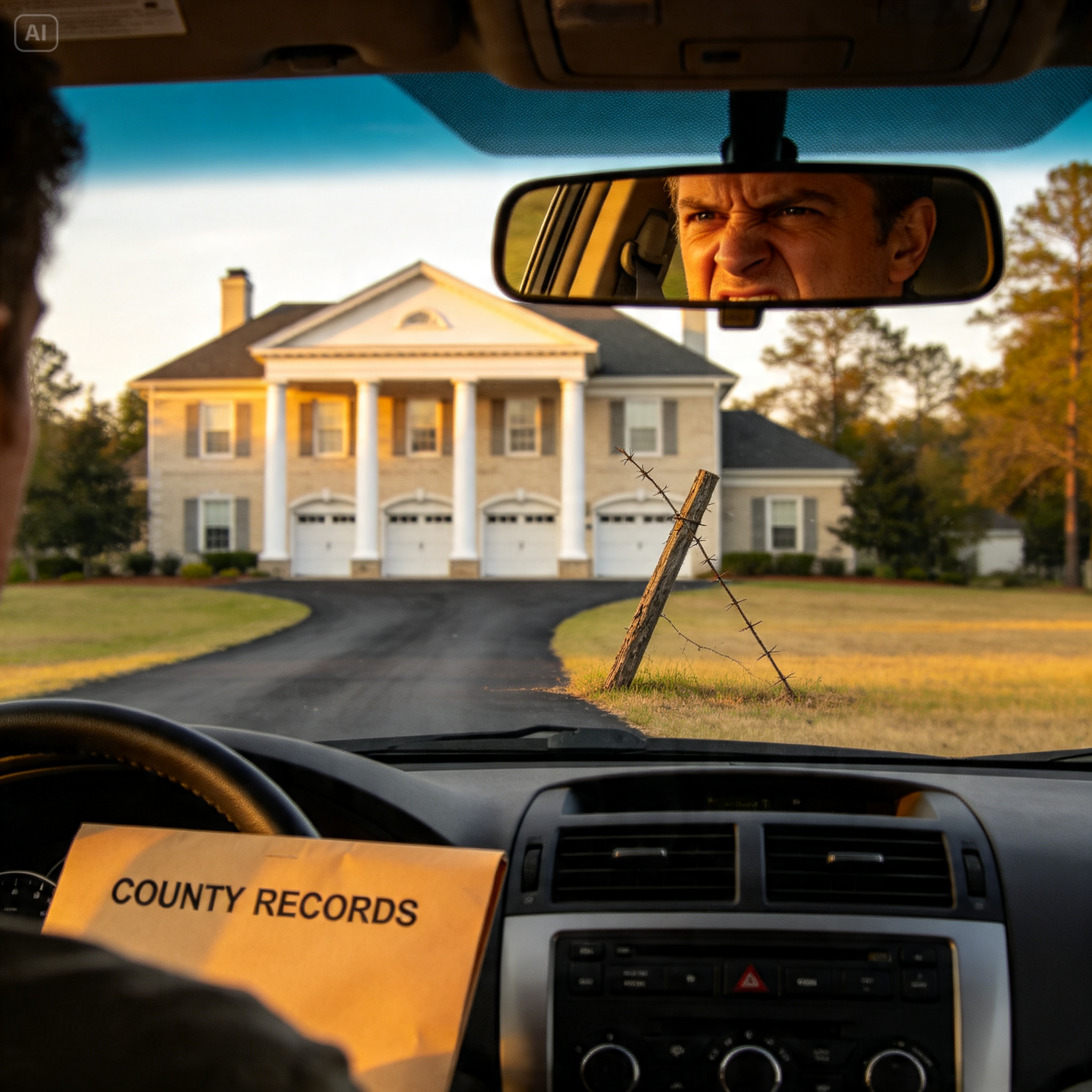 “YOU FORFEITED THIS LAND, CITY SLICKER!” HOA KAREN SNEERED FROM THE MANSION SHE BUILT ON MY PROPERTY IN RURAL NORTH CAROLINA. SO I…