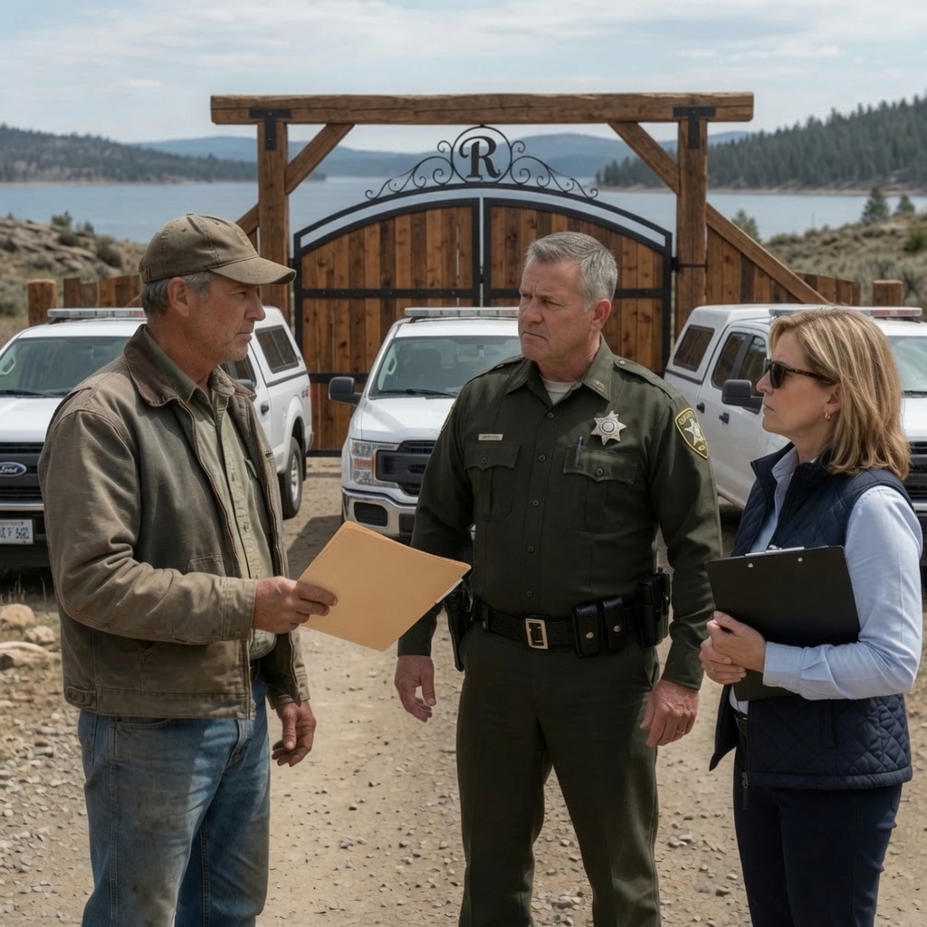 3 HOA pickup Trucks Blocked My New Ranch Gate — So I Brought the Real County Sheriff