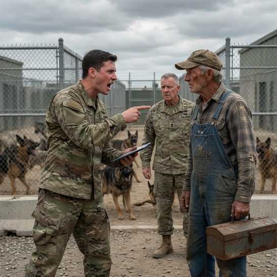 I watched our young, data-driven Lieutenant scream at an old farmer who wandered into the restricted military kennels holding a rusty toolbox.