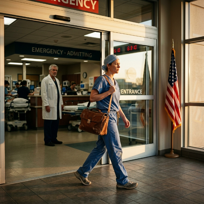 The Midnight Surgeon: How a Dismissed Temp Doctor Saved Three Lives and Silenced an Entire Hospital