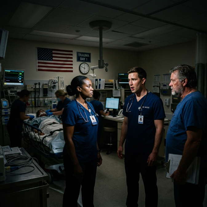 The Silence Beneath the Sirens: A Combat Medic’s Quiet Battle in the Chaos of a Civilian Trauma Ward