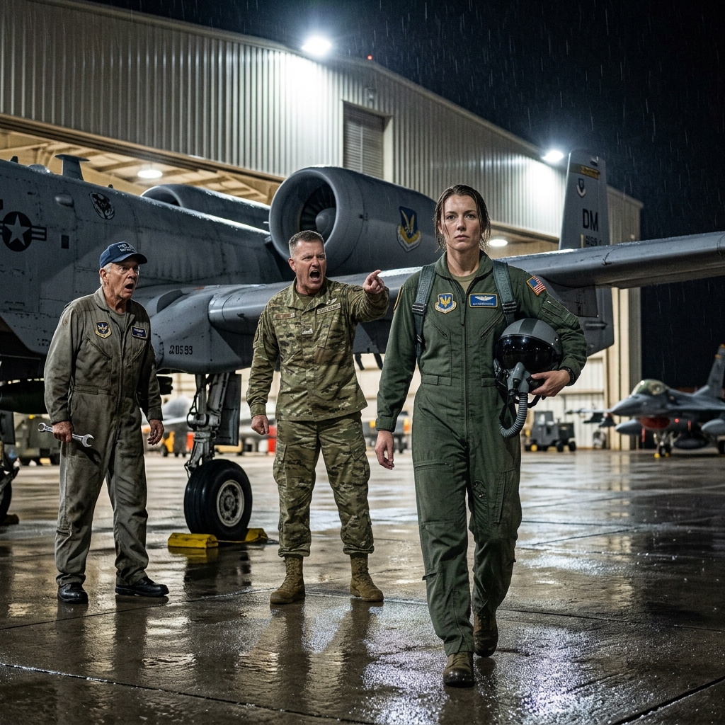 The Base Commander Mocked “You’ll Slow Us Down” and Benched Her A-10 Warthog — Until His Multi-Million Dollar Stealth Jets Failed In The Dark 
