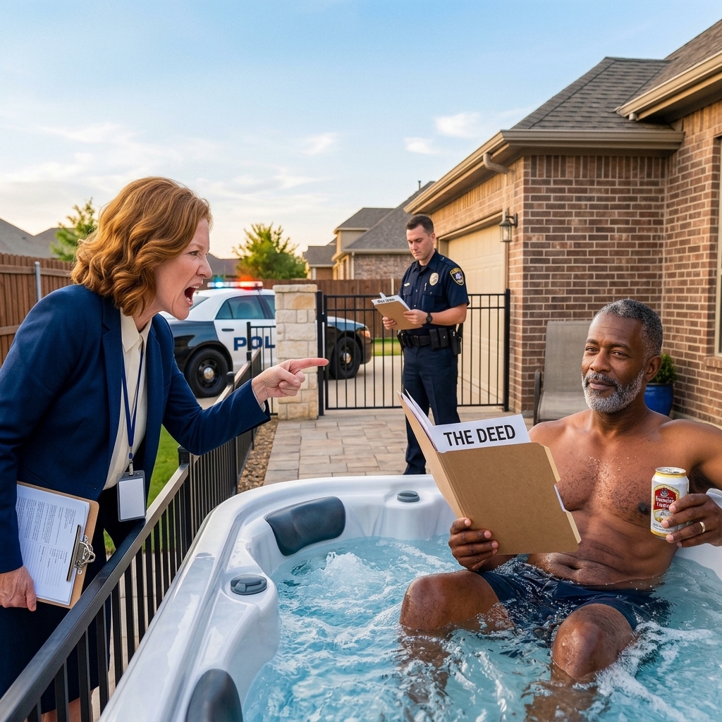 HOA Karen Called the Cops and Accused Me of Trespassing While I Was Relaxing in My Own House’s Jacuzzi