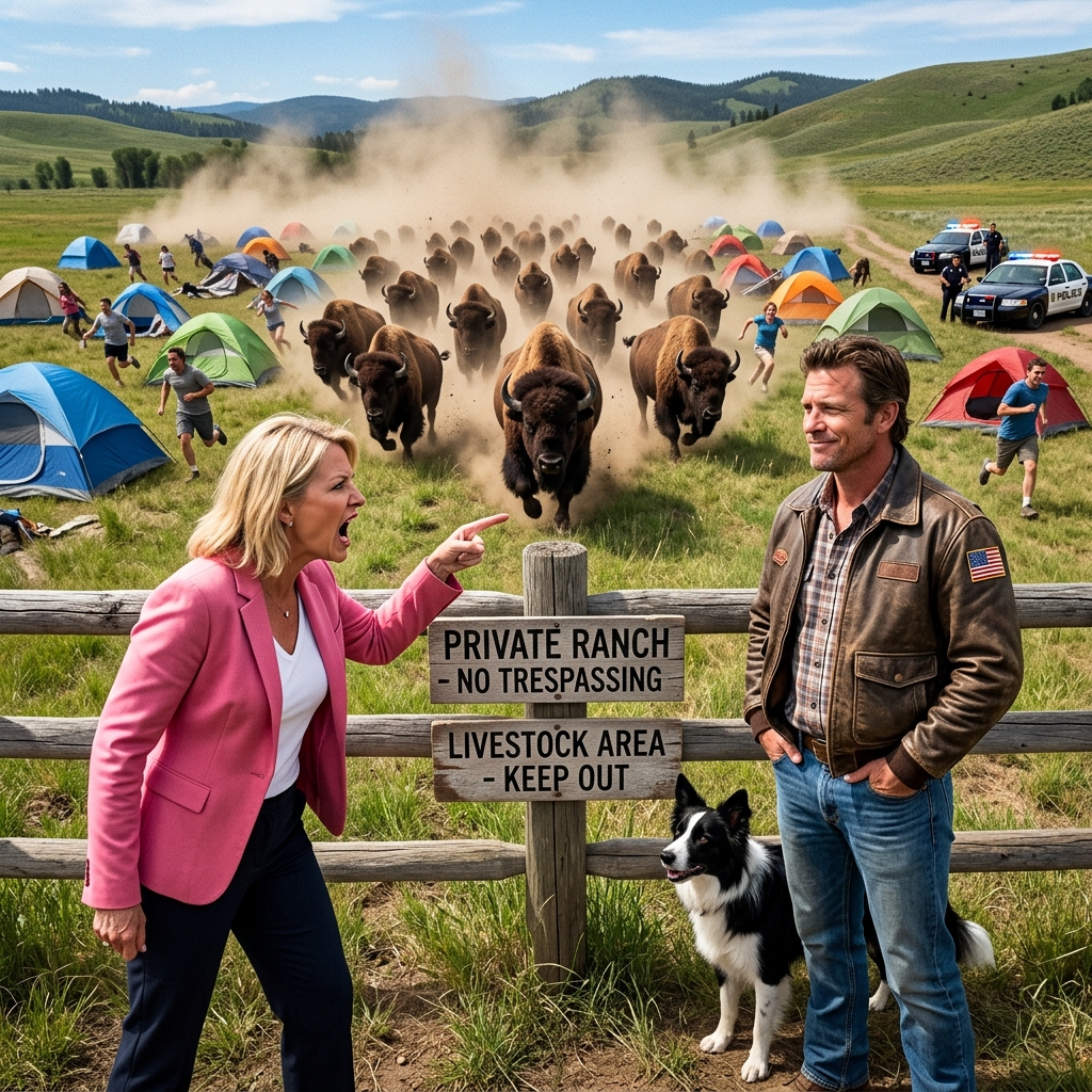 HOA Karen Invited Hundreds of Campers Onto My Private Property — She Never Expected What Was Behind the Gates