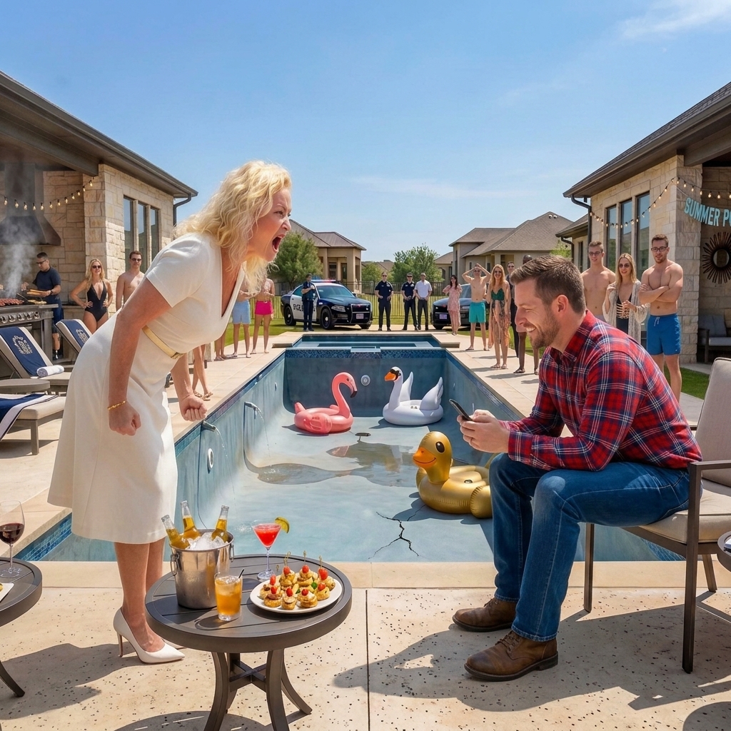 HOA Karen Diverted My Water Line To Provide For Her Luxury Pool — So I Gave Her A Surprise by Making It Dry Mid-Party