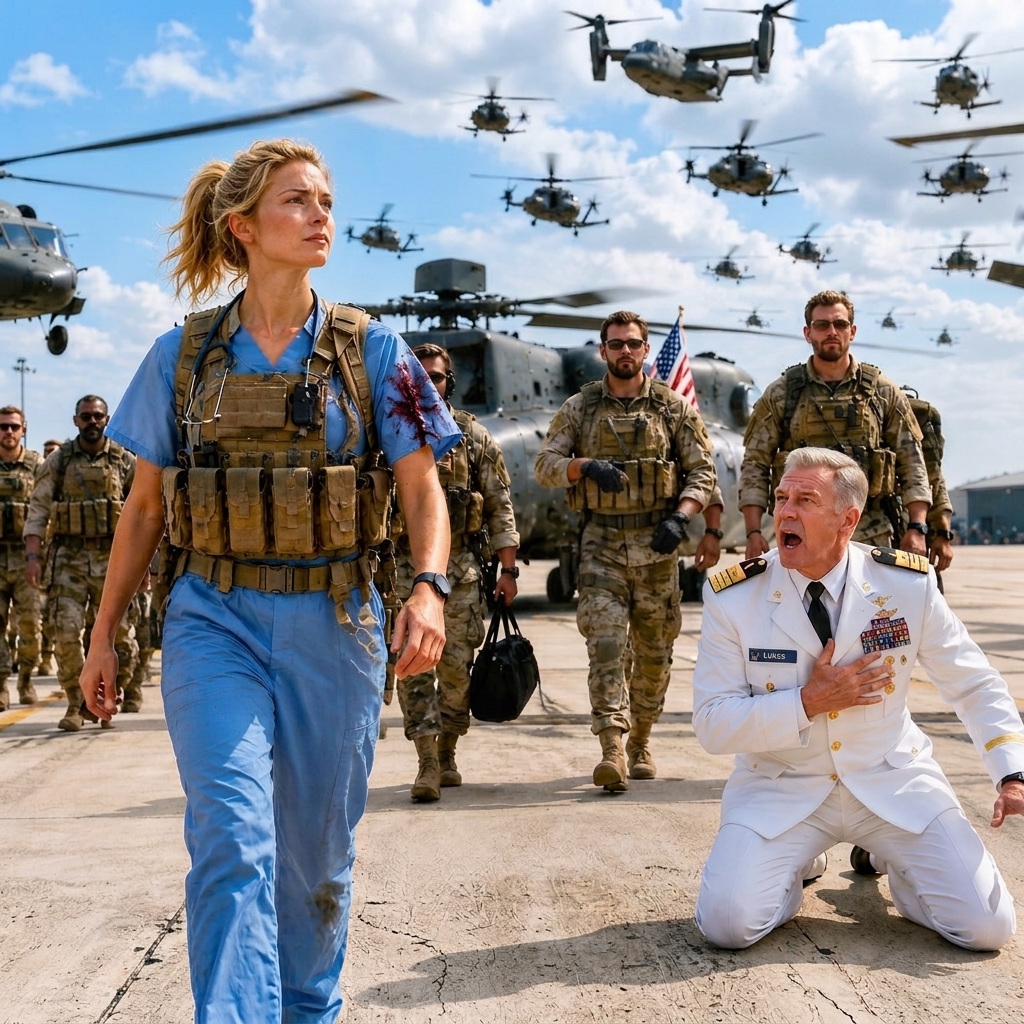 Fired Over A Patient’s Chart, This Nurse Staggered The Arrogant Hospital Director When 7 Blackhawks Appeared