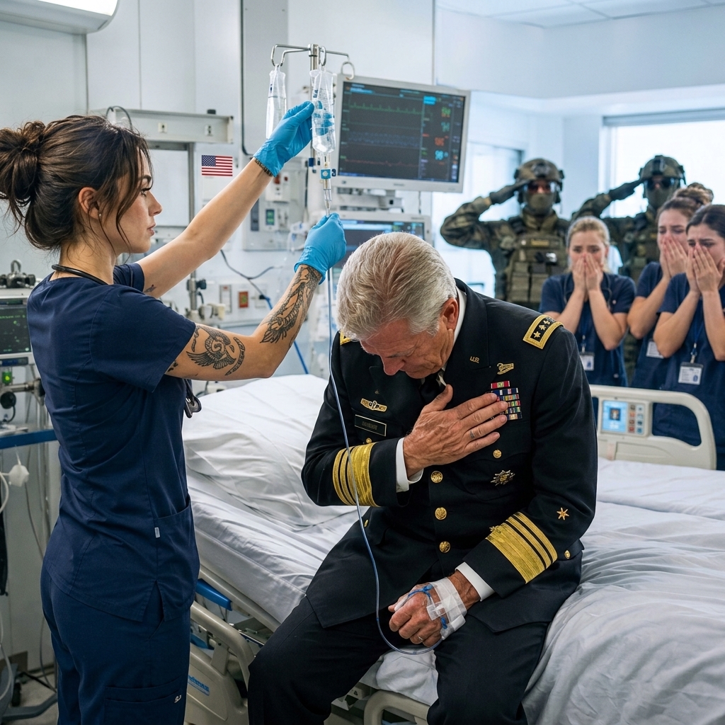 A SEAL Admiral Tried To Humiliate His Civilian Nurse, Until Her Torn Sleeve Revealed A Classified Tattoo