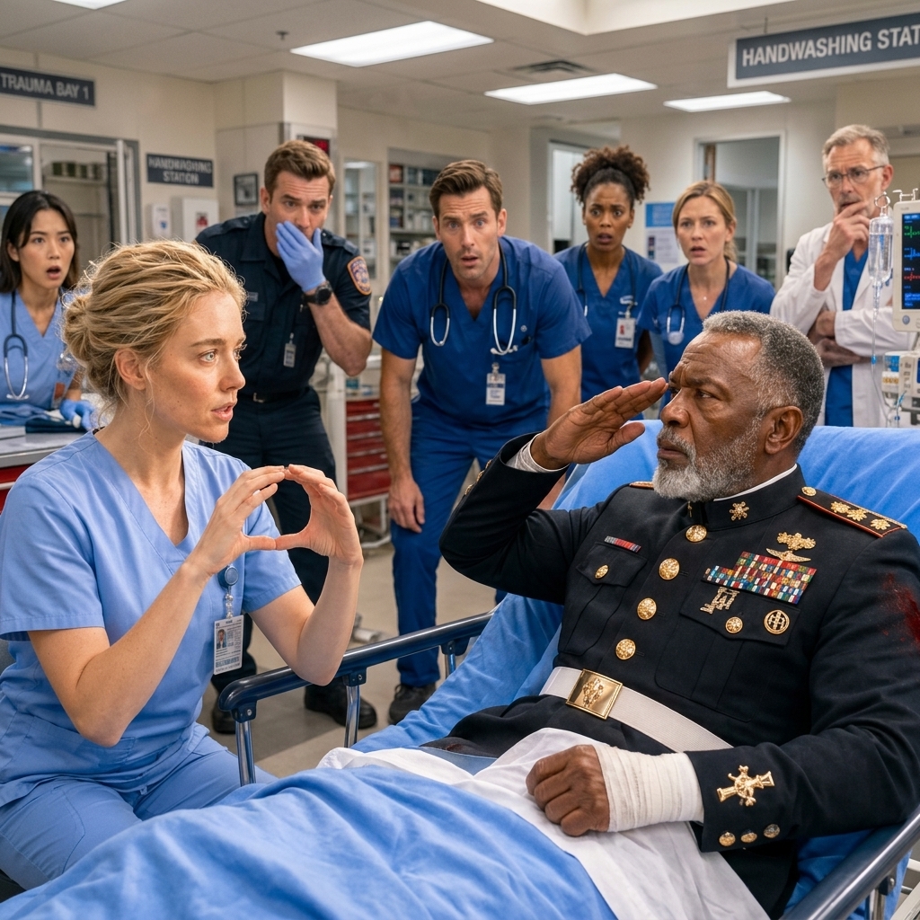 Coworkers Set Up the New Nurse With a Deaf USMC Commander to Humiliate Her — Until She Raised Her Hands In Silence