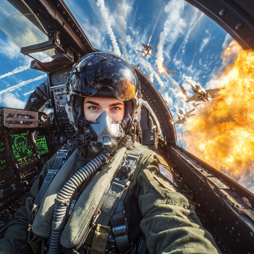 They Thought She Would Never Be Able to Fly F-22 Raptors — Until She Took Down 8 Enemy Fighter Jets in Just 15 Minutes