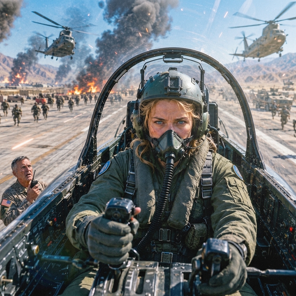 The General Surrender and Ordered Her to Abandon Two Hundred Pinned-Down Men — What This Female A-10 Pilot Did Next Shocked The Entire Base