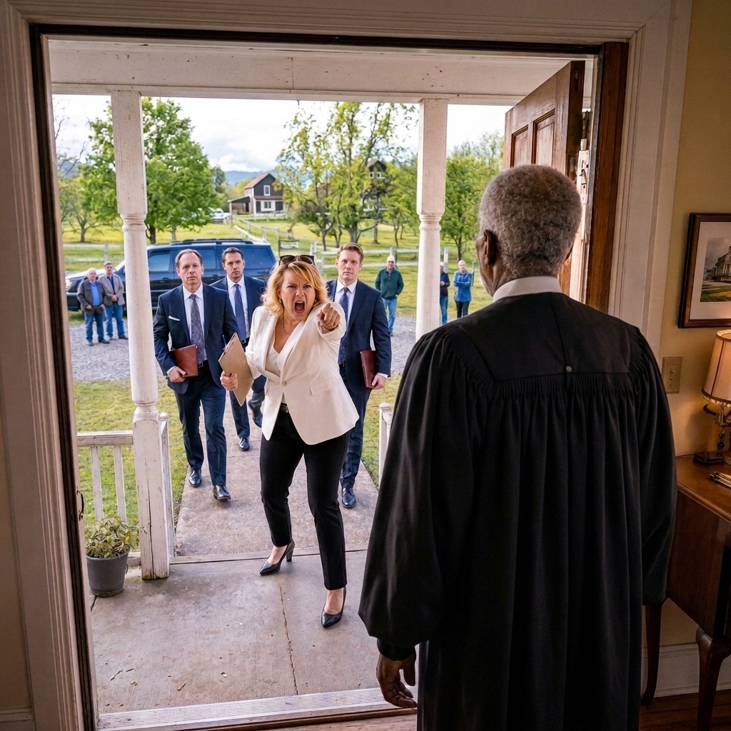 HOA President Spent $112,000 Hiring 3 Lawyers to Evict Me From My Family’s 80-Year-Old Land — I Simply Answered the Door in Judge’s Robes