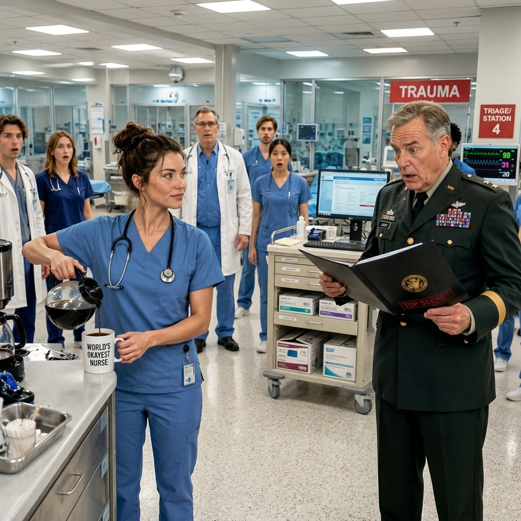 They Treated Her Like a Nobody Temp Nurse and Told Her to Make Coffee — Until the Hospital Administrator Opened Her Classified Military File