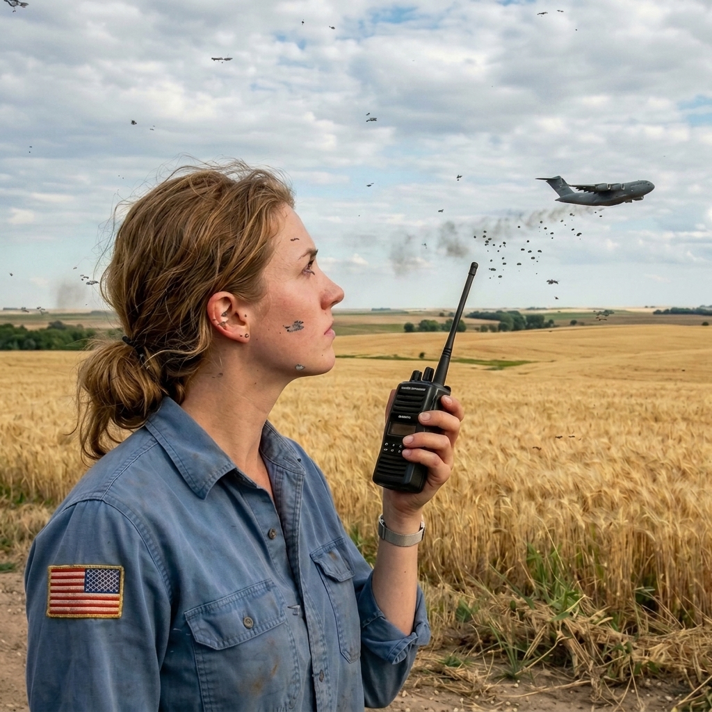 The Jet Lost Both Engines Over a Quiet Wheat Field — No One Expected the Farmer Woman Below to Give Rescue Command Over The Radio
