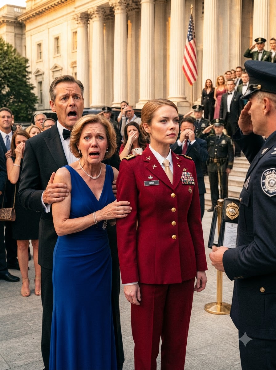 PART 2 – FULL: MY MOTHER DENIED ME at the gala door. “She’s only my guest,” she said. But the guard’s flashlight caught the GOLD SEAL on my ID