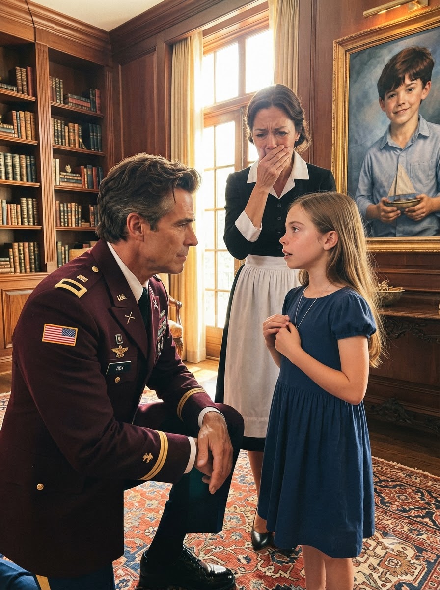PART 2 – FULL: When my housekeeper’s twelve-year-old daughter looked at my missing son’s portrait and whispered,