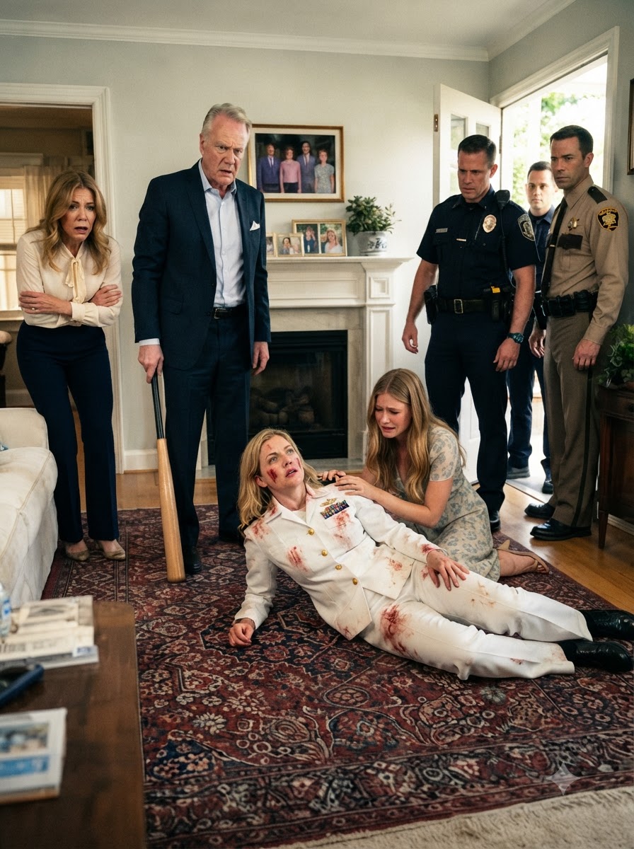PART 2 – FULL: MY FATHER BROKE TWO OF MY RIBS with a baseball bat, then snarled “Sell the house.” But he NEVER saw the patrolman who called me CAPTAIN HART.