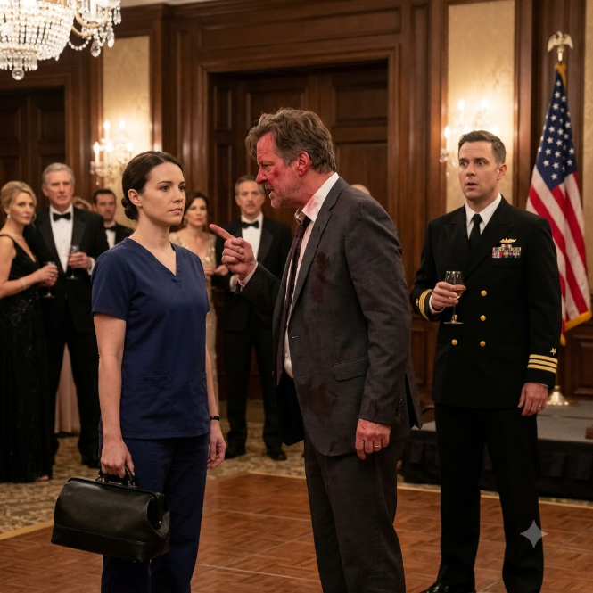 When a Wealthy Defense Contractor Mocked the Hired Help at a Gala, a 3-Star Admiral Stood Up and Revealed Her Top-Secret Battlefield Sacrifice