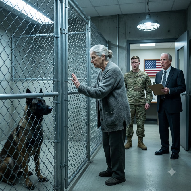 A Base Director Signed the Order to Destroy a Fallen Soldier’s K9, Unaware the Old Woman Watching Held the Key to a Forgotten Military Protocol