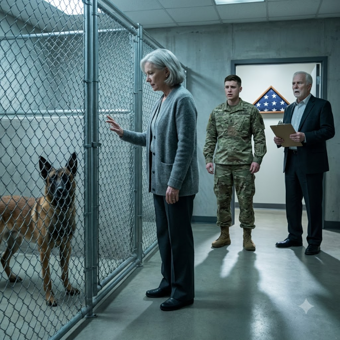 When a Rigid Administrator Condemned a Grieving Military Dog to Death, an Elderly Volunteer Stepped In and Exposed a Devastating Injustice