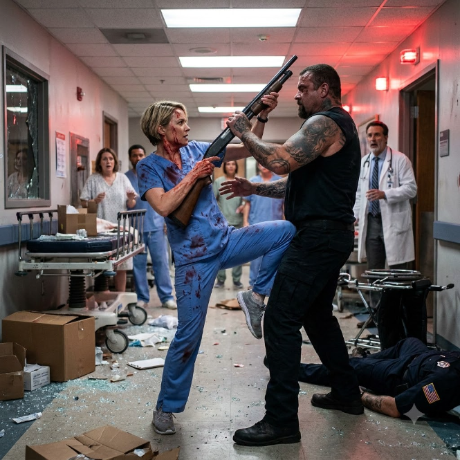 He Pointed His Weapon At A Pediatric Nurse, Not Knowing She Had Just Spent 10 Years In The Teams