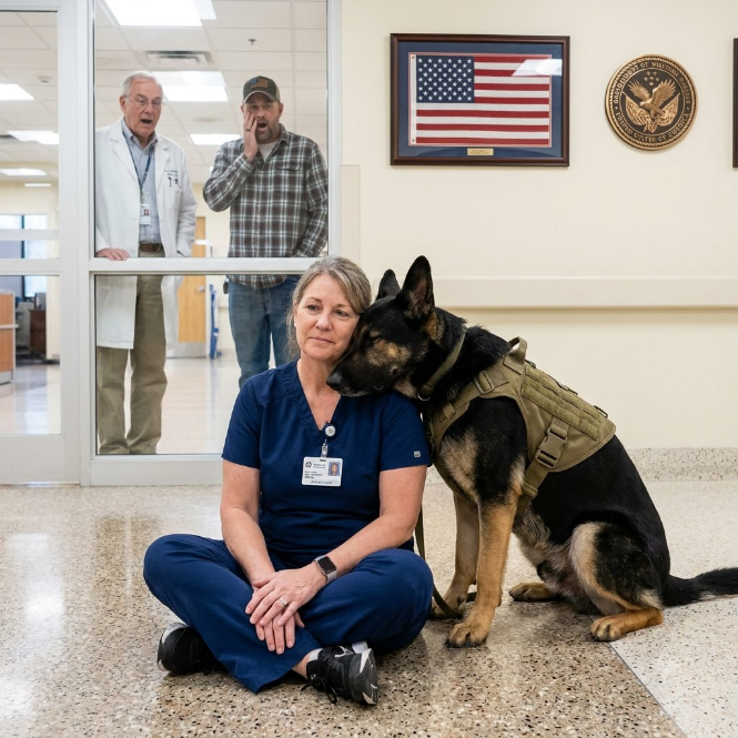 They Humiliated the Nurse by Leaving Her With a Vicious Military K9, Unaware of the Secret She Hid