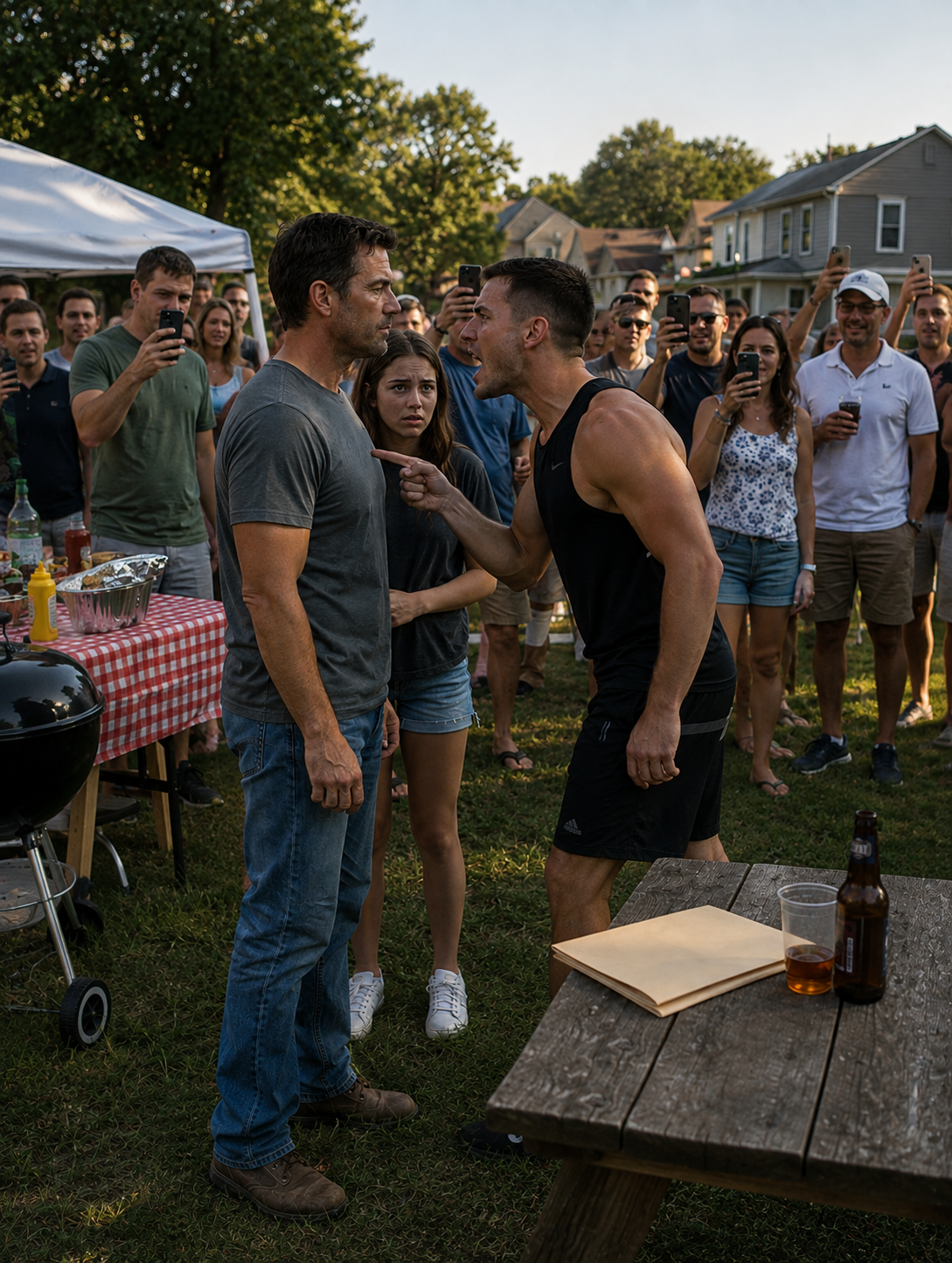 The neighborhood’s wealthiest developer let his MMA-trained son humiliate me at our Labor Day cookout.