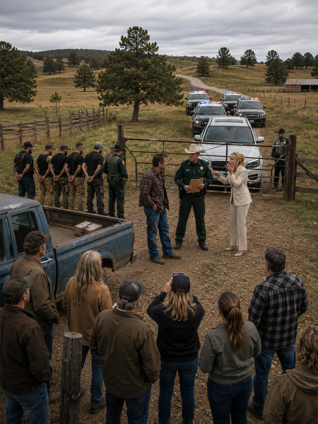 HOA Karen Sent 6 Armed Men to My Ranch — Then Watched the Sheriff Seize Her Fake Badges