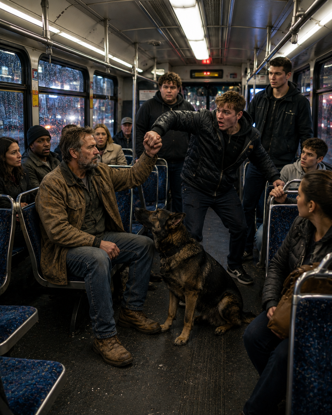 I watched a drunk teenager mock my service dog and threaten me in the back of a midnight crosstown bus, laughing to his friends that I was just a deaf old man who couldn’t fight back.