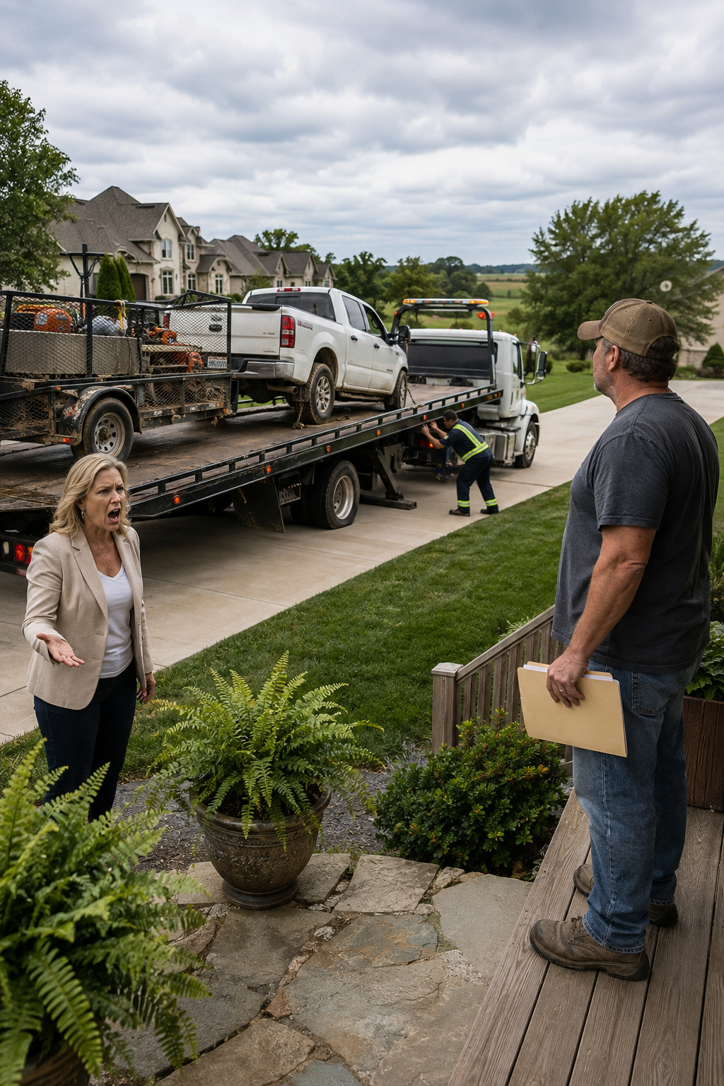 HOA Poured a Concrete Curb on My 28-Foot Driveway — Then Watched Their Own Trucks Get Impounded