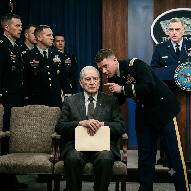 The active-duty captain sharply reprimanded me for sitting while the four-star general entered the Pentagon. I folded my hands over my briefing folder and repeated a hospital-ward promise from 1971.