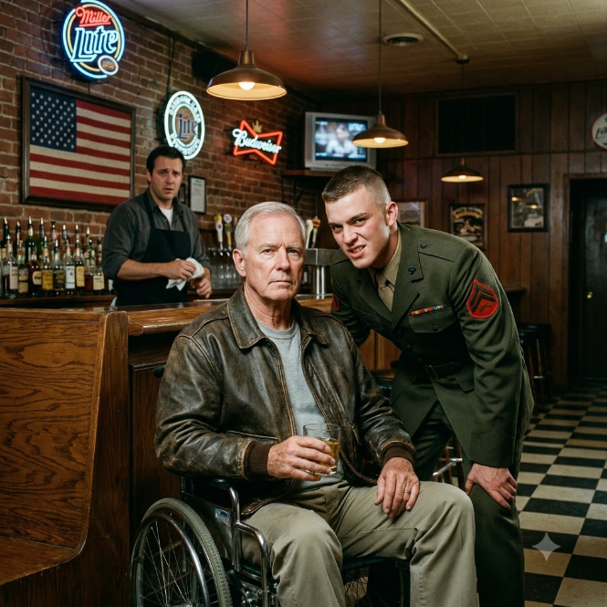 An Arrogant Marine Mocked The Disabled Veteran At The Bar, Unaware He Was The Most Classified Call Sign In U.S. History
