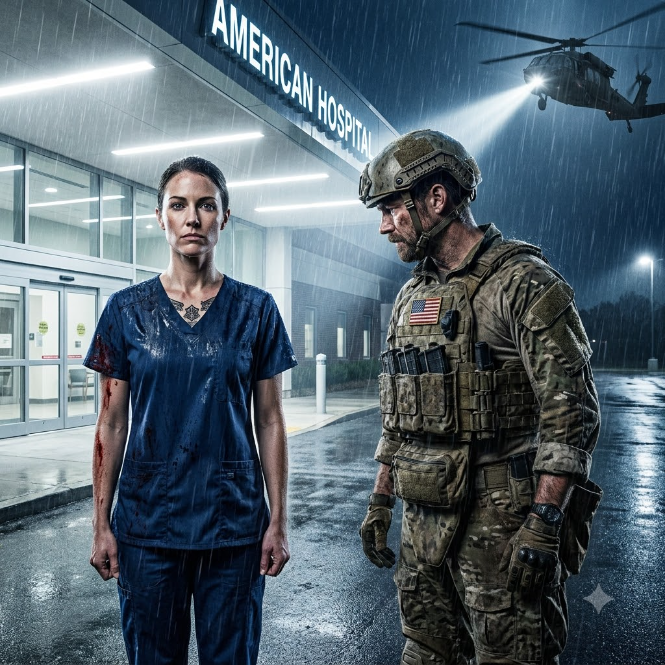 The Quiet ER Doctor Hid Her Tattoo For 6 Years—Until Two Black Hawks Landed In The Hospital Parking Lot