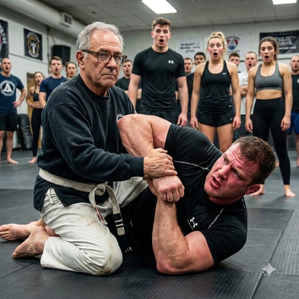 The 26-year-old gym champion laughed as his heavyweight enforcer crushed my 14-year-old son into the mat.