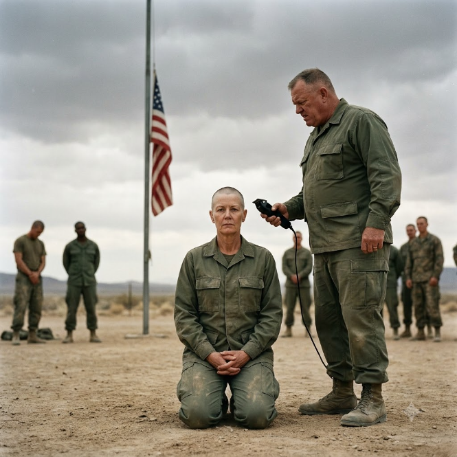 When They Dragged The Quiet Recruit To The Barber’s Chair, The Entire Platoon Cheered—Until A General Scanned Her Face And Froze In Absolute Terror
