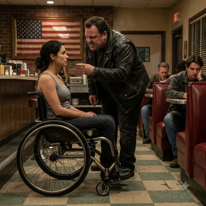 They Thought She Was Just A Helpless Woman In A Diner, Then The Deadliest Men In The Country Walked In To Salute Her