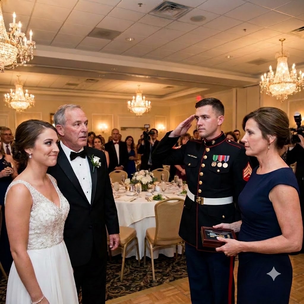 My sister’s fiancé was the golden boy Navy SEAL until my father publicly called me a failure. The Lieutenant froze, stepped back, and delivered a perfect military salute.