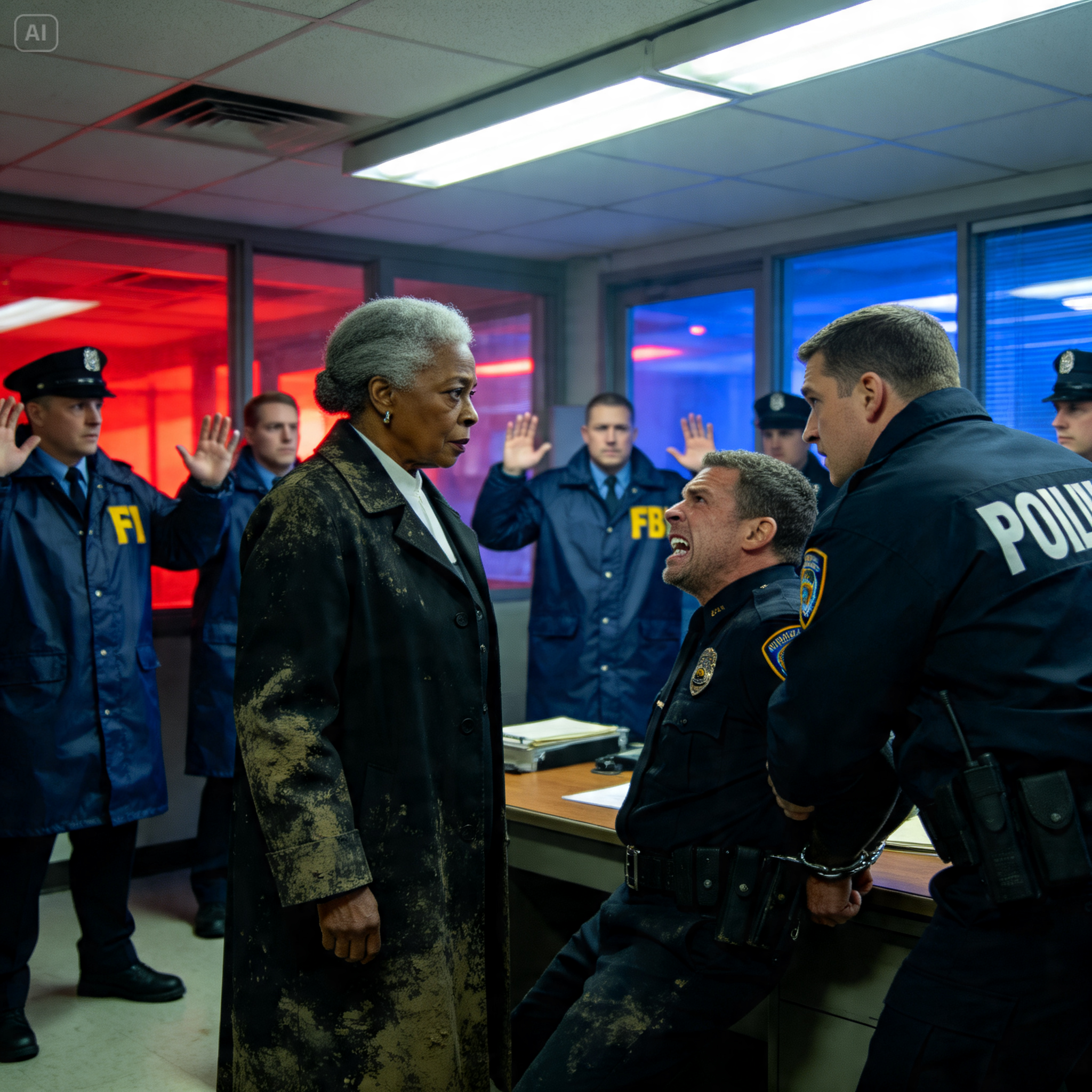 “YOU’RE GOING TO JAIL. BLACK LADY!” THE SERGEANT CUFFED ME AT MY SON’S GRAVE. THEN A ROOKIE COP SAW MY ID AND STUTTERED, “STOP THAT!”