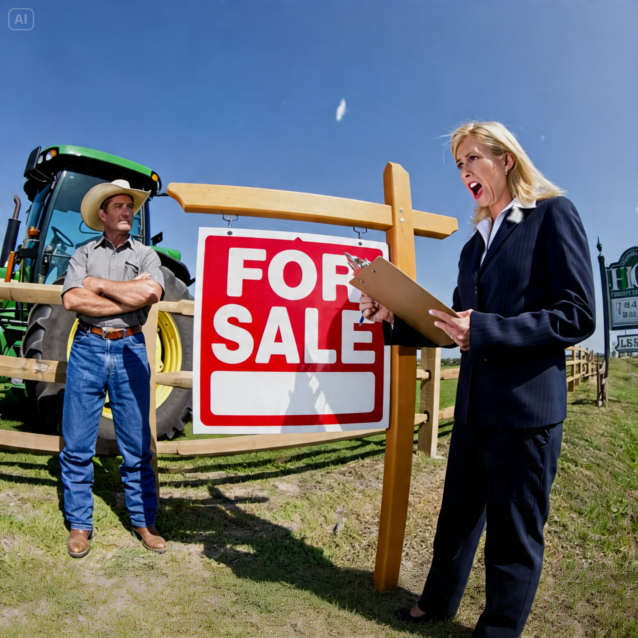 HOA PRESIDENT ILLEGALLY SOLD OUT 1200 ACRES OF MY FARMLAND FOR $1! JUST $1? SO I LEGALLY SOLD ALL OF THEIR HOUSES!!